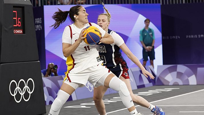 Baloncesto 3x3 JJOO París 2024 - EE.UU - España (F)