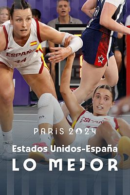 Baloncesto 3x3 JJOO París 2024 - España (F) de baloncesto 3X3 pierde contra Estados Unidos con LeBron James como espectador