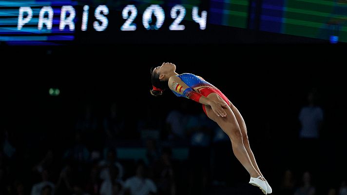 Gimnasia en trampolín JJOO París 2024 - Noemi Romero, en salto de trampolín: 9ª en la primera participación española en gimnasia trampolín