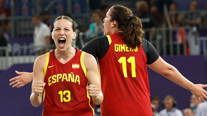 Baloncesto 3x3 JJOO París 2024 - Sandra Ygueravide y Vega Gimeno lidera a España ante Australia