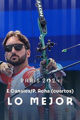 Tiro con arco JJOO París 2024 - Pablo Acha y Elia Canales caen en cuartos de final