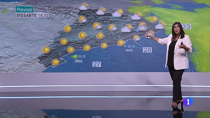 El temps - Tarda de tempestes fortes. Cap de setmana sol i calor