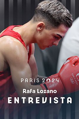 Boxeo JJOO París 2024 - Rafa Lozano Jr, a RTVE: "El rival cuando no quiere boxear se dedica a correr y hacer tonterías"