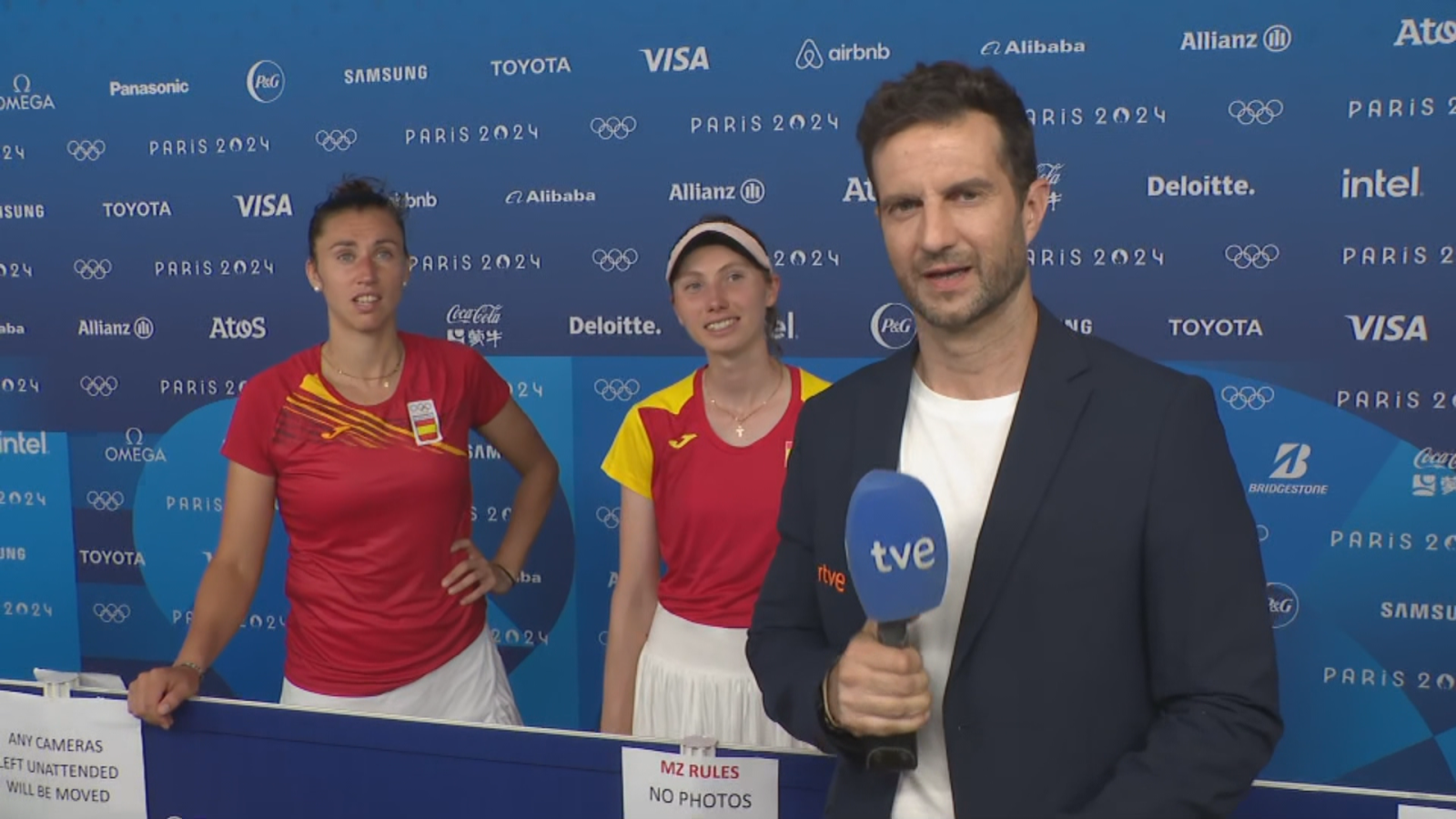 Sorribes y Bucsa, a RTVE: "Vamos a por todas, vamos a por el bronce" - Tenis JJOO París 2024 | Ver