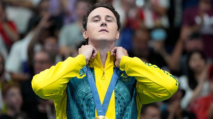 Natación JJOO París 2024 - Final 50m estilo libre (M): McEvoy destrona a Dressel