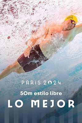 Natación JJOO París 2024 - Final 50m estilo libre (M): McEvoy destrona a Dressel