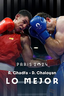 Boxeo JJOO París 2024 - Ayoub Ghadfa – Davit Chaloyan (M) boxeo +92kg: Ghadfa se asegura medalla en peso superpesado