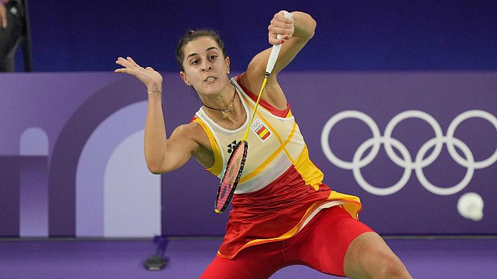 Bádminton JJOO París 2024 - 1/4 final. Individual (F): A. Ohori (JPN) vs. C. Marín (ESP)