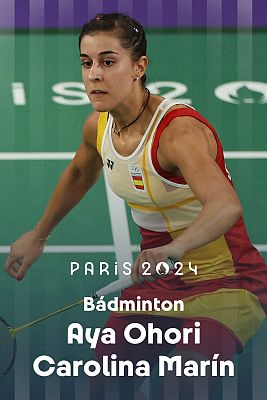Bádminton JJOO París 2024 - 1/4 final. Individual (F): A. Ohori (JPN) vs. C. Marín (ESP)