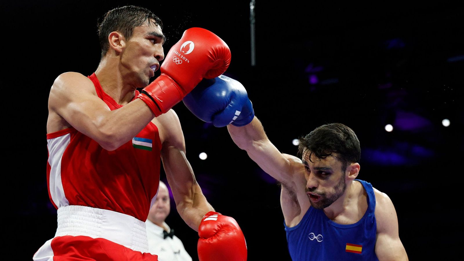 París 2024 - Boxeo: 1/4 final. -57 kg (M):A. Khalokov (UZB) vs. J. Quiles (ESP) - Ver ahora