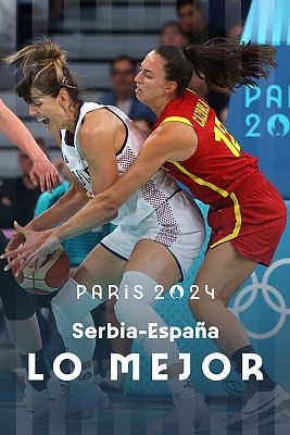 Baloncesto JJOO París 2024 - María Conde lidera la victoria de España sobre Serbia en su regreso a las pistas