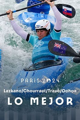Piragüismo JJOO París 2024 - Lazkano, Chourraut, Ochoa y Travé logran un pleno español en kayak cross