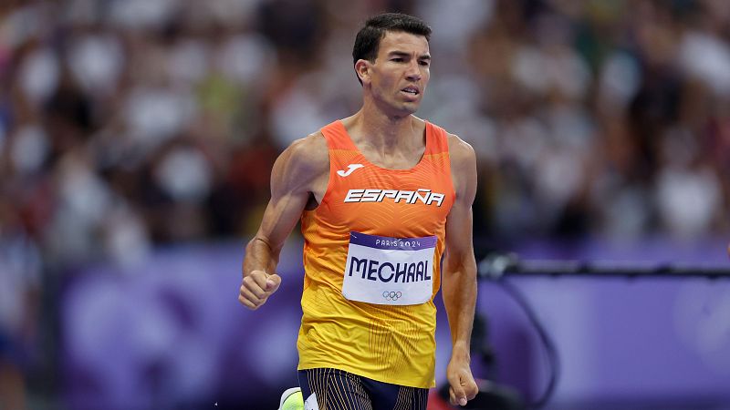 Adel Mechaal, a RTVE, tras el 1.500 metros: "Me he sentido vacío" - Atletismo JJOO París 2024 | Ver
