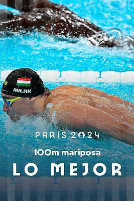Natación JJOO París 2024 - Final natación 100m mariposa (M): Milak logra su ansiado oro