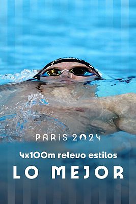 Natación JJOO París 2024 - Final relevo 4x100m estilos mixto: Estados Unidos bate un nuevo récord mundial y se hace con el oro