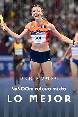 Atletismo JJOO París 2024 - Final 4x400m lisos: Femke Bol protagoniza una remontada histórica y le da el oro a Países Bajos