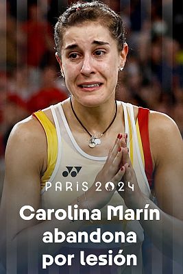 Bádminton JJOO París 2024 - Una lesión aparta a Carolina Marín de la final de París 2024