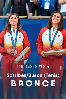 Tenis JJOO París 2024 - Bucsa y Sorribes se cuelgan el bronce en el dobles femenino de París 2024