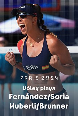 Vóley playa JJOO París 2024 - Octavos: Liliana / Paula (ESP) vs. Huberli / Brunner (SUI)