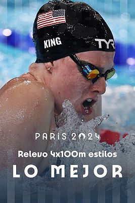 Natación JJOO París 2024 - Final natación 4x100 estilos (F): incontestable superioridad de Estados Unidos