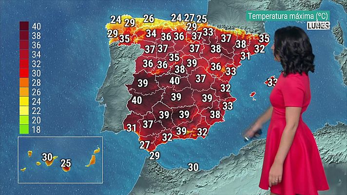 El tiempo - Las temperaturas descenderán en los litorales andaluz y mediterráneo septentrional y en Canarias