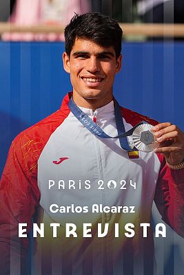 Carlos Alcaraz, a RTVE: "En cuatro años queremos la medalla de oro"