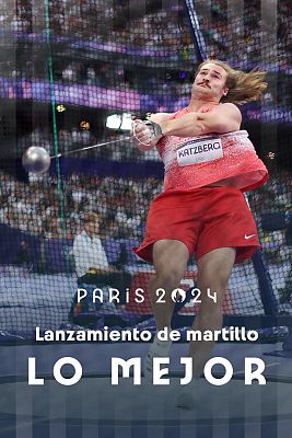 Atletismo JJOO París 2024 - Final lanzamiento de martillo (M): Ethan Katzberg necesitó un lanzamiento para el oro