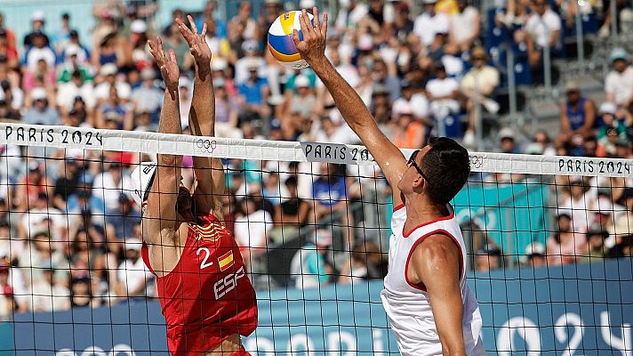 Vóley playa JJOO París 2024 - Octavos: Bryl / Losiak (POL) vs. Herrera / Gavira (ESP)