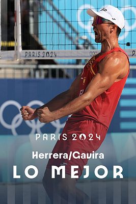 Vóley playa JJOO París 2024 - España - Polonia (M) vóley playa: Herrera y Gavira sorprenden a Polonia y se meten en cuartos