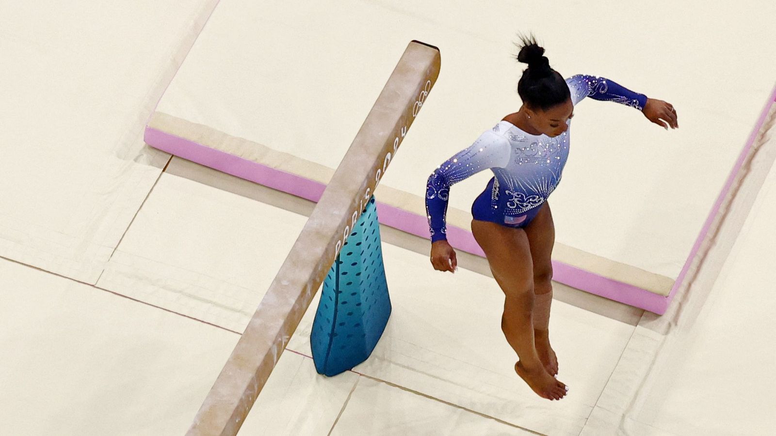 Simone Biles en barra de equilibrio – 5/08/2024 | JJOO París 2024 - Gimnasia artística JJOO París 2024 | Ver