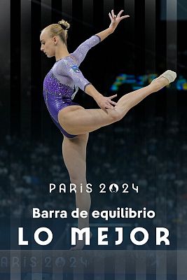 Gimnasia artística JJOO París 2024 - Simone Biles, en barra de equilibrio: una caída le priva del único oro olímpico que le falta