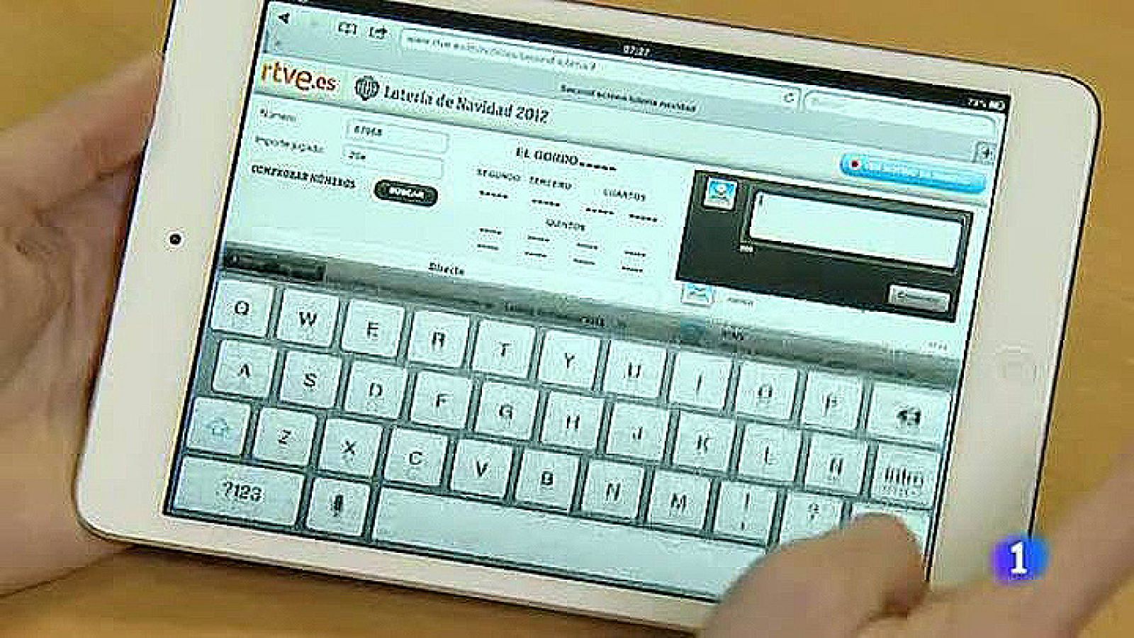 La Web de RTVE.es tiene en funcionamiento el portal de la Lotería de Navidad con algunas novedades