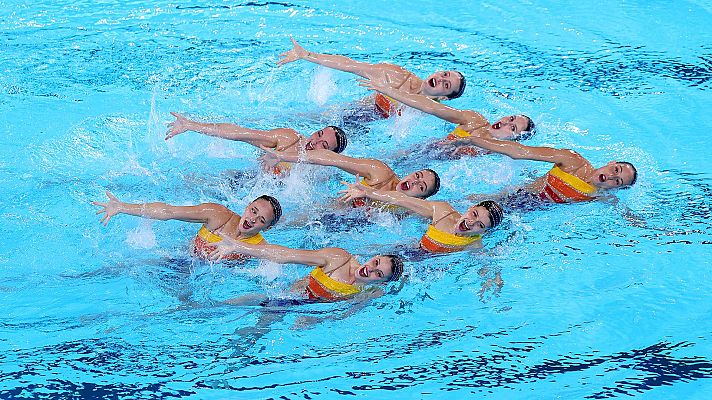 Natación artística JJOO París 2024 - Fase clasificatoria. Equipos rutina técnica