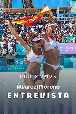 Vóley playa JJOO París 2024 - Tania Moreno y Daniela Álvarez, de "un bajón" a hacer historia en vóley playa