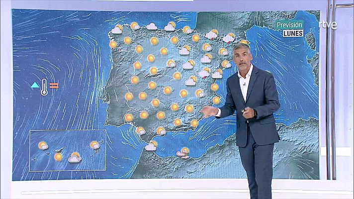 El tiempo - Temperaturas elevadas en el interior de la Península y Mallorca
