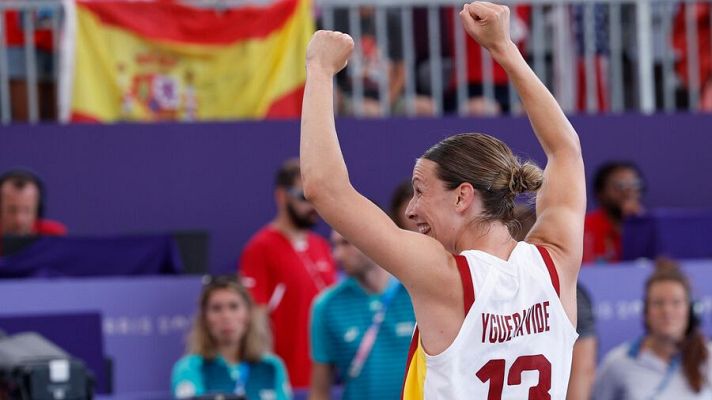 Baloncesto 3x3 JJOO París 2024 - España – Estados Unidos (F) Baloncesto 3x3: Sandra Ygueravide da el histórico pase hacia la final