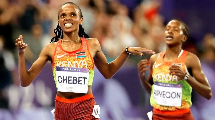 Atletismo JJOO París 2024 - Atletismo 5000m (F): Chebet se lleva el oro y Kipyegon una descalificación