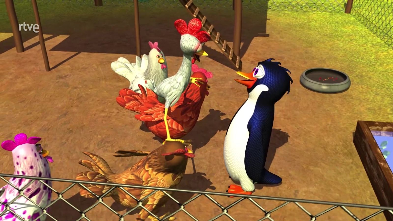 La granja de Zenon - El pingüino y la gallina - El Reino Infantil | Ver