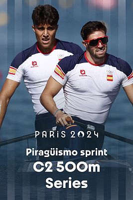Piragüismo JJOO París 2024 - Sprint: C2 500m (M). Serie 2