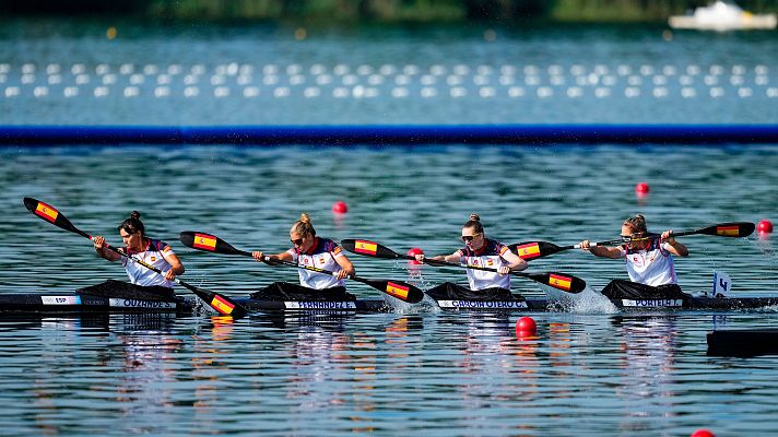 Piragüismo JJOO París 2024 - El K4 500 femenino se clasifica para la final de París 2024