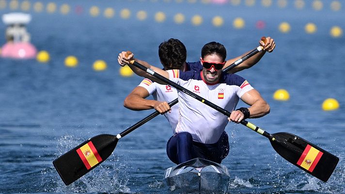 Piragüismo JJOO París 2024 - Joan Antoni Moreno y Diego Domínguez, a semifinales del C2 500