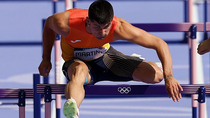 Atletismo JJOO París 2024 - Atletismo París 2024 - Asier Martínez, a la semifinal de 110m vallas desde la repesca