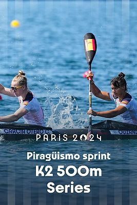 Piragüismo JJOO París 2024 - Sprint: K2 500m (F). Serie 3