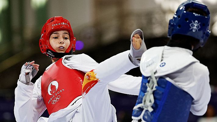 Taekwondo JJOO París 2024 - Octavos. -49kg (F): M. Grippoli (URU) vs. A. Cerezo (ESP)