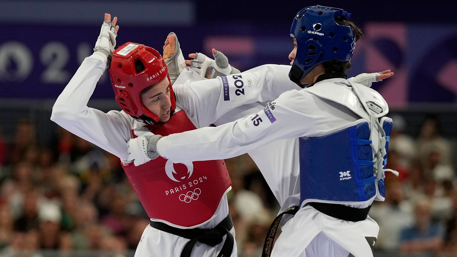 París 2024 - Taekwondo: 1/8 final. -58kg (M): A. Vicente (ESP) vs. Omar Yaser (PLE) - Ver ahora