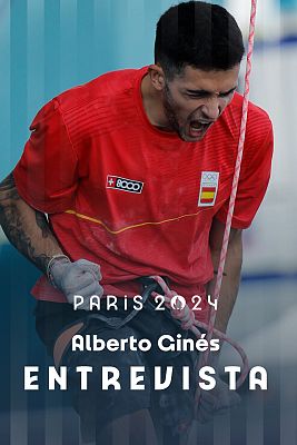 Escalada deportiva JJOO Paris 2024 - Alberto Ginés: "Mejor que lo he hecho hoy, no sé hacerlo"