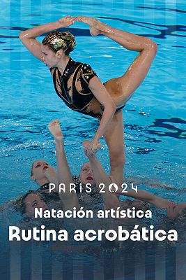 Natación artística JJOO París 2024 - Final. Equipos rutina acrobática