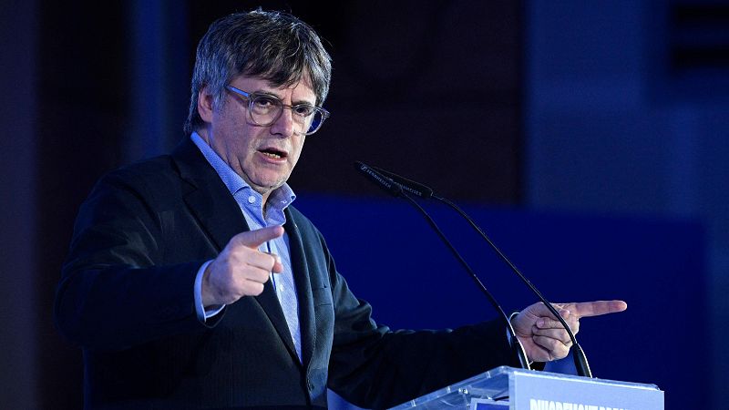 Puigdemont emprende su regreso a España "desde el exilio" | Ver