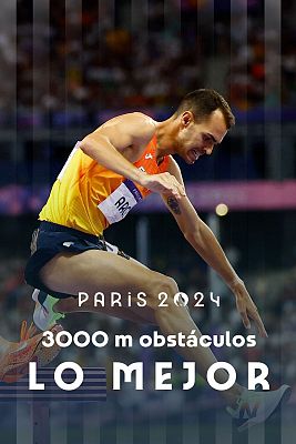 Atletismo JJOO París 2024 - Final 3000m obstáculos (M): Daniel Arce acaba 10º en un drámático final