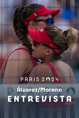 Vóley playa JJOO París 2024 - Daniela Álvarez y Tania Moreno, a RTVE: "Tenemos mucho para darle a España todavía"